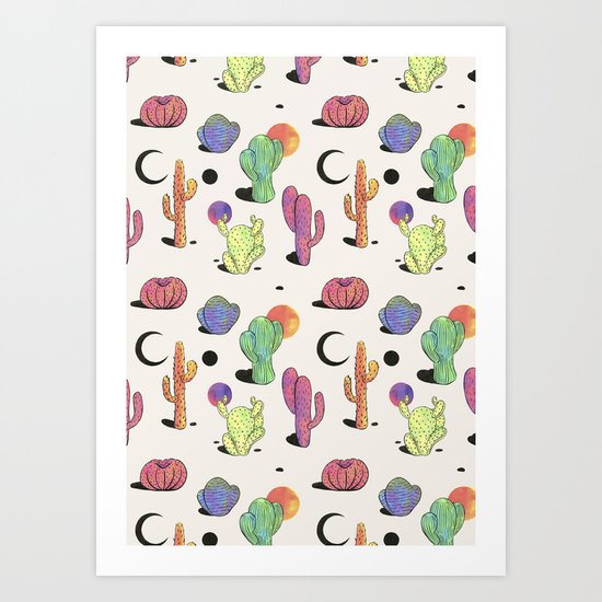 Joshua Tree Sunset Art Print