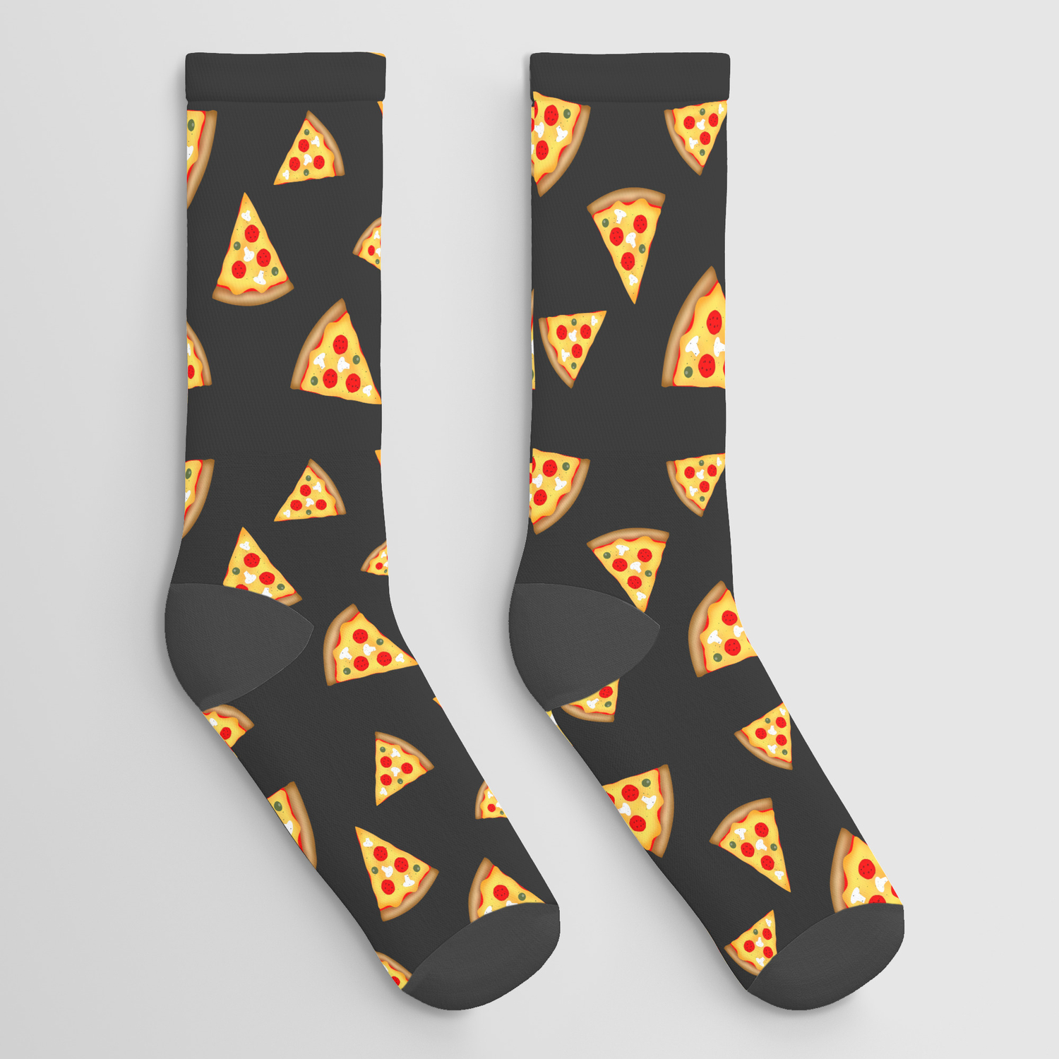 Cool and fun pizza slices pattern Socks by PLdesign Society6
