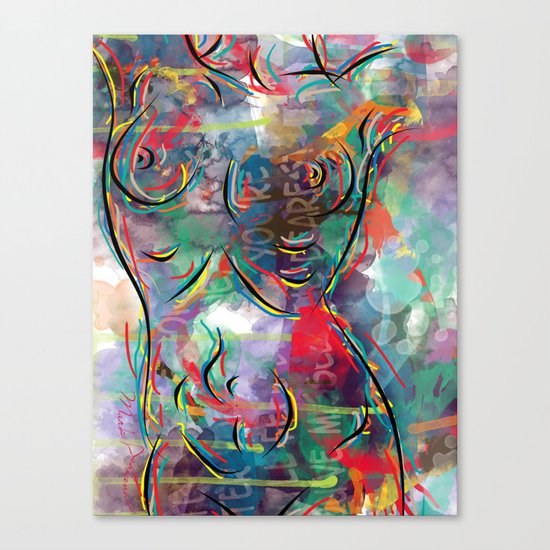 body Canvas Print