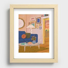 Living Room IX Recessed Framed Print