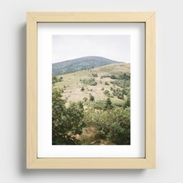 appalachian greenery Recessed Framed Print