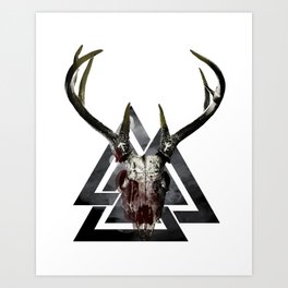 Odin's Fury Art Print