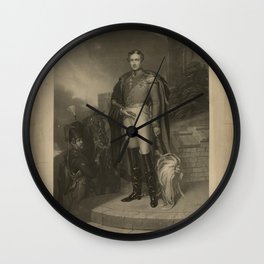 His royal highness Prince Albert, K.G. etc., 1847, Vintage Print Wall Clock