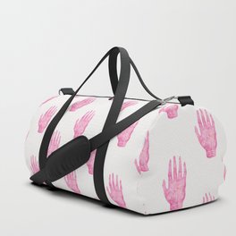 Palm Reading Chart - Pink Duffle Bag