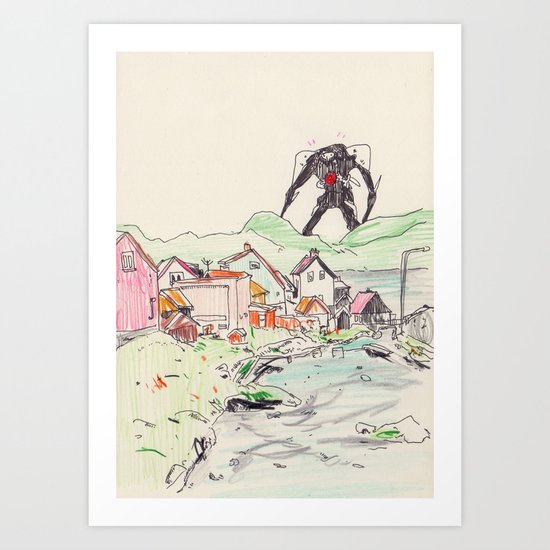 third angel Art Print