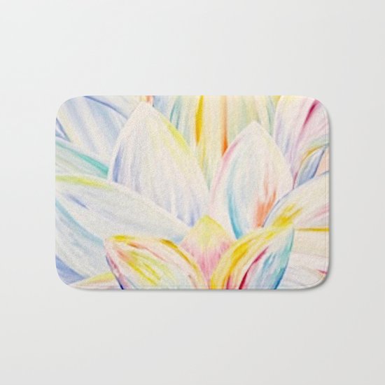 Rainbow Lotus Bath Mat