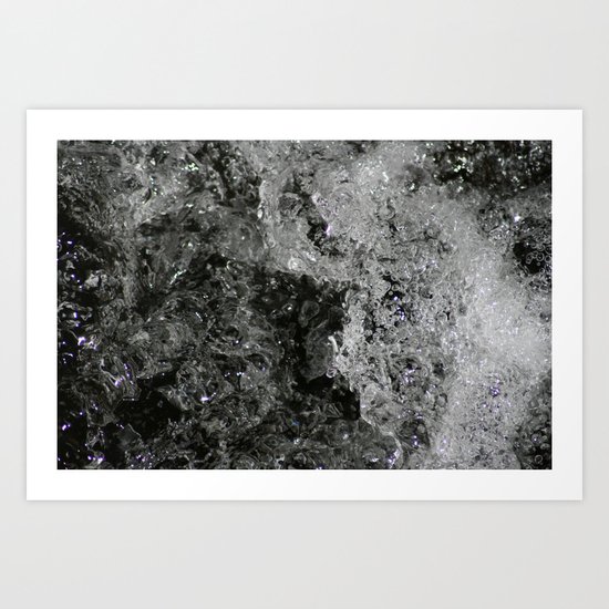 River Foam Art Print