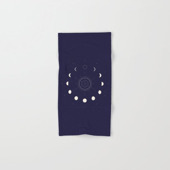 Moon Phases Hand & Bath Towel