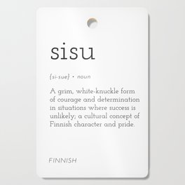 Sisu Definition Cutting Board