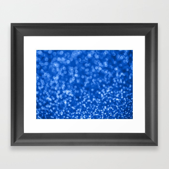 Ambient 4 Blue Framed Art Print