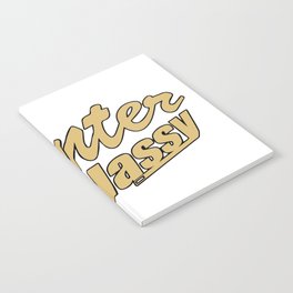 Winter Classy Logo (Gold) Notebook