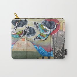 Crane triptych Carry-All Pouch