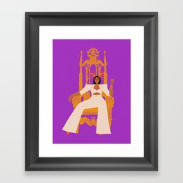 Capricorn Queen Framed Art Print