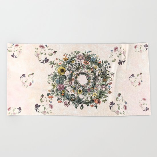 Circle of life Beach Towel