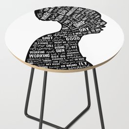 Nina Simone Lyrics Side Table