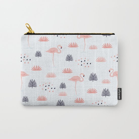 Flamingos Pattern Carry-All Pouch
