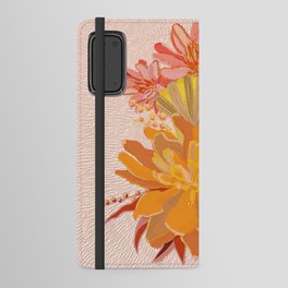 Warm Flowers Android Wallet Case