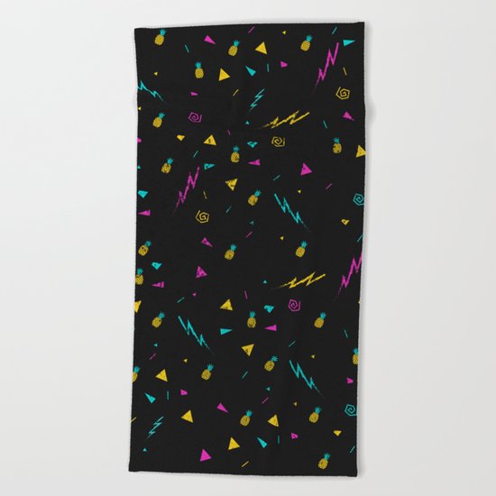 Magic Pineapple Beach Towel