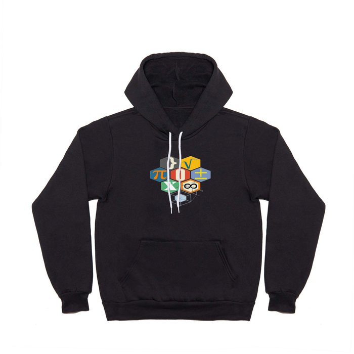 Math in color (white Background) Hoody