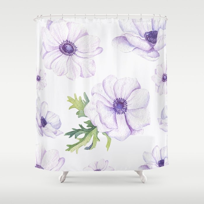 Anemones #society6 #buyart Shower Curtain