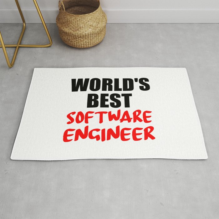 Software Engineer Funny Quote Rug By Wordart Society6