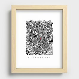 microscope Recessed Framed Print