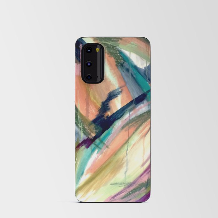 Brave -  a colorful acrylic and oil painting Android Card Case