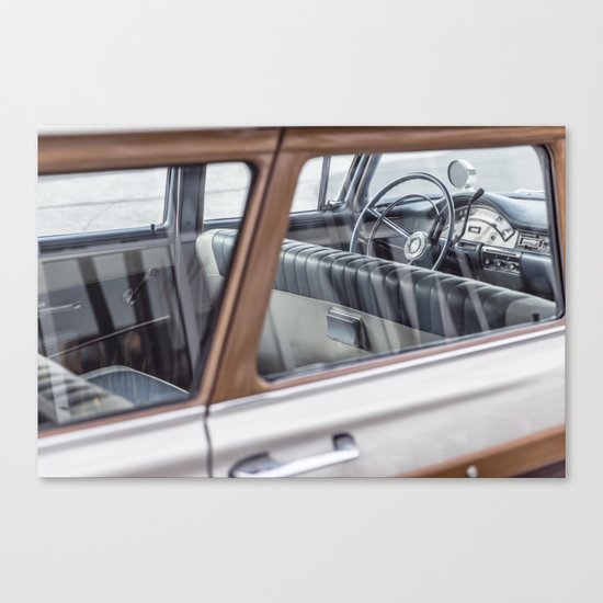 Vintage car brown 4 Canvas Print