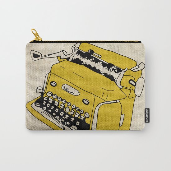 Grunge Typewriter Carry-All Pouch