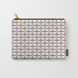 Blue and blush weave  Carry-All Pouch