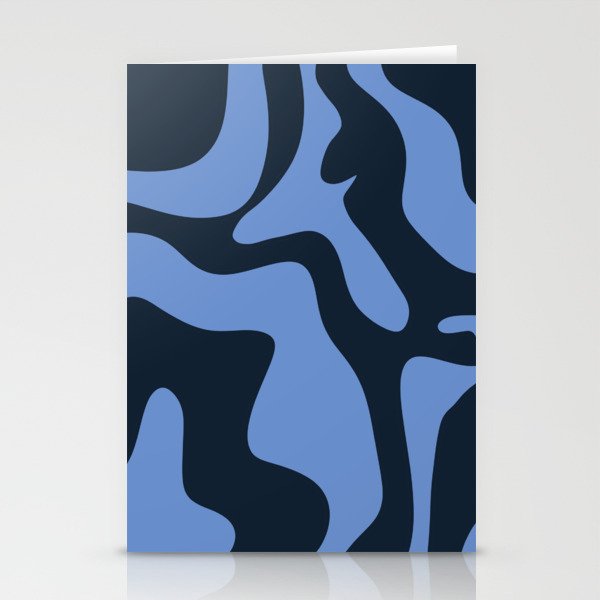 3 Abstract Swirl Shapes 220711 Valourine Digital Design Stationery Cards