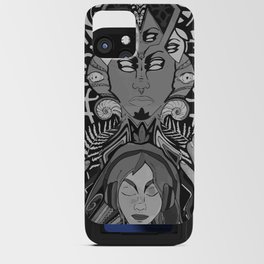 Psychedelic trip to the darkness iPhone Card Case