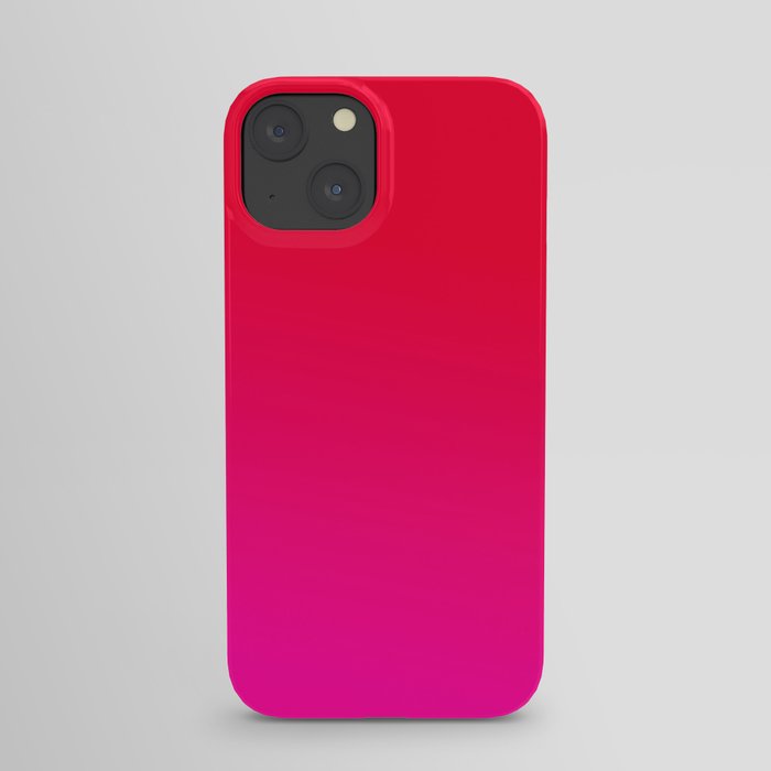 Red Pink Fade iPhone Case