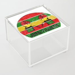 Juneteenth Black History Day Pride Gift Acrylic Box