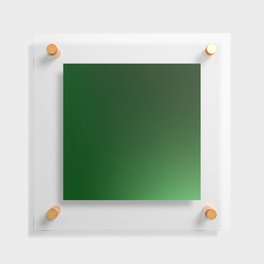 55 Green Gradient Background 220713 Minimalist Art Valourine Digital Design Floating Acrylic Print