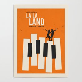 la la land minimalist alternative film poster Poster
