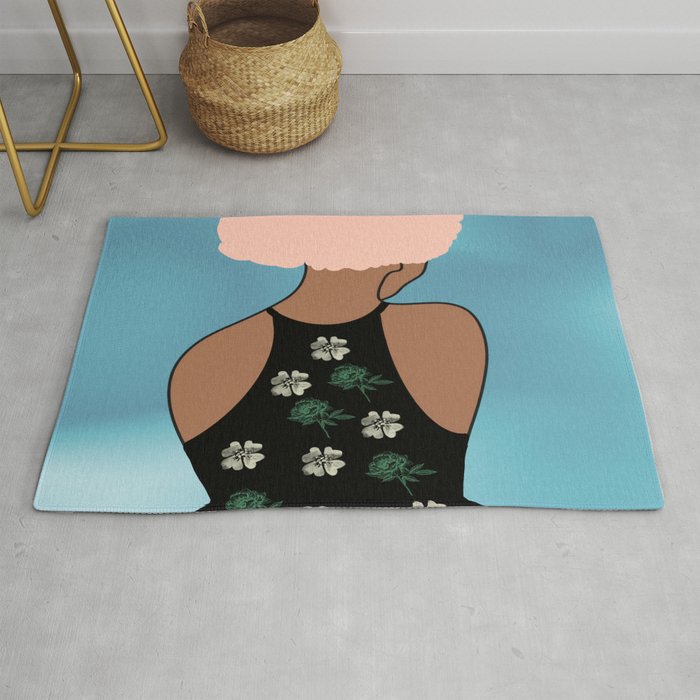 Woman At The Meadow 17 Rug