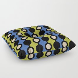 Mid Century Modern Polka Dot Beads 423 Floor Pillow