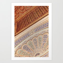 Marrakech in Details | Architecture Photography in Morocco  Art Print
