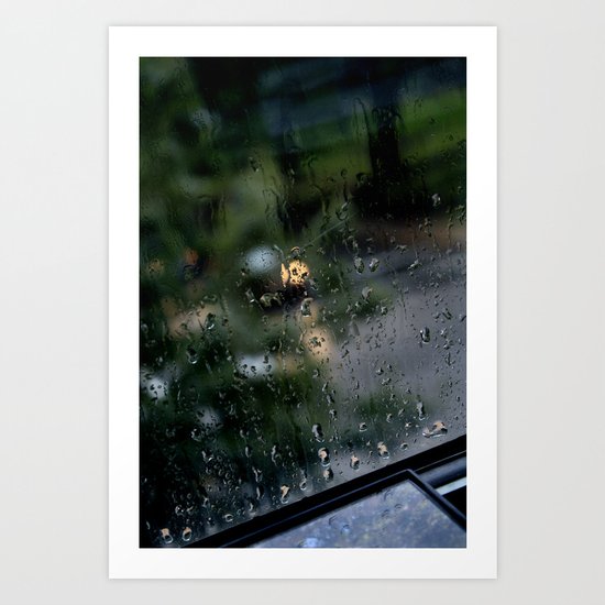 City Rain Art Print