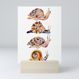 Snail Collection Mini Art Print