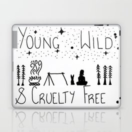 Young wild and cruelty free Laptop & iPad Skin
