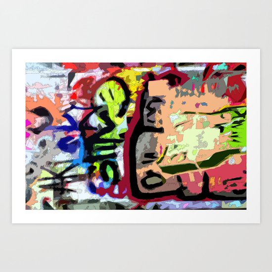 Art in Graffiti Art Print