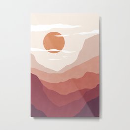 Desert Landscape Metal Print