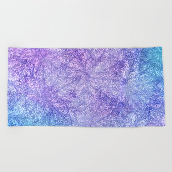 Leaf Skeletons #5 Beach Towel