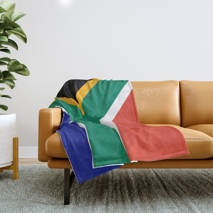 flag south africa, African,Afrikaans,Mandela,apartheid, Johannesburg,Soweto,Pretoria,Durban,Tembisa Throw Blanket