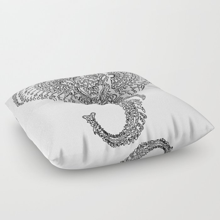 The Elephant Mask Floor Pillow