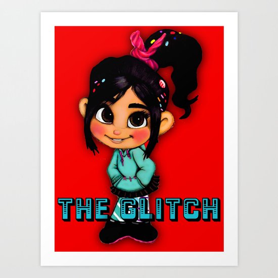 vanellope von schweetz Art Print