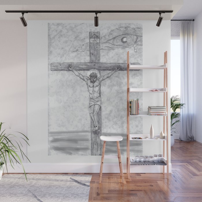 I preach Christ & Christ Crucified Wall Mural