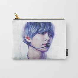 BTS V (Kim Taehyung) colored pencil drawing, BTS fan art Carry-All Pouch